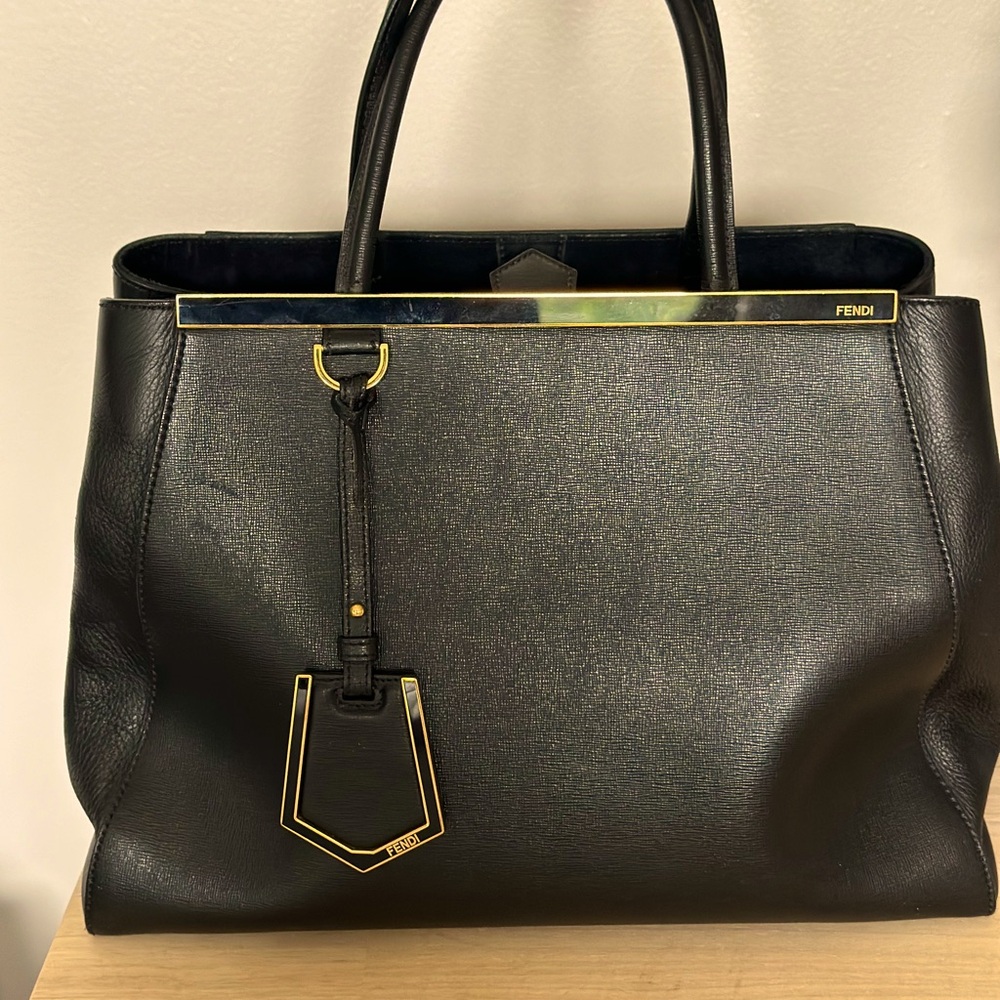 Authentic Fendi 2Jours Black bag